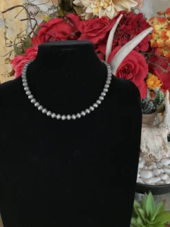 18" 8mm Pearl Necklace