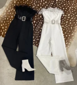 Feather Jumpsuit By Main Strip
