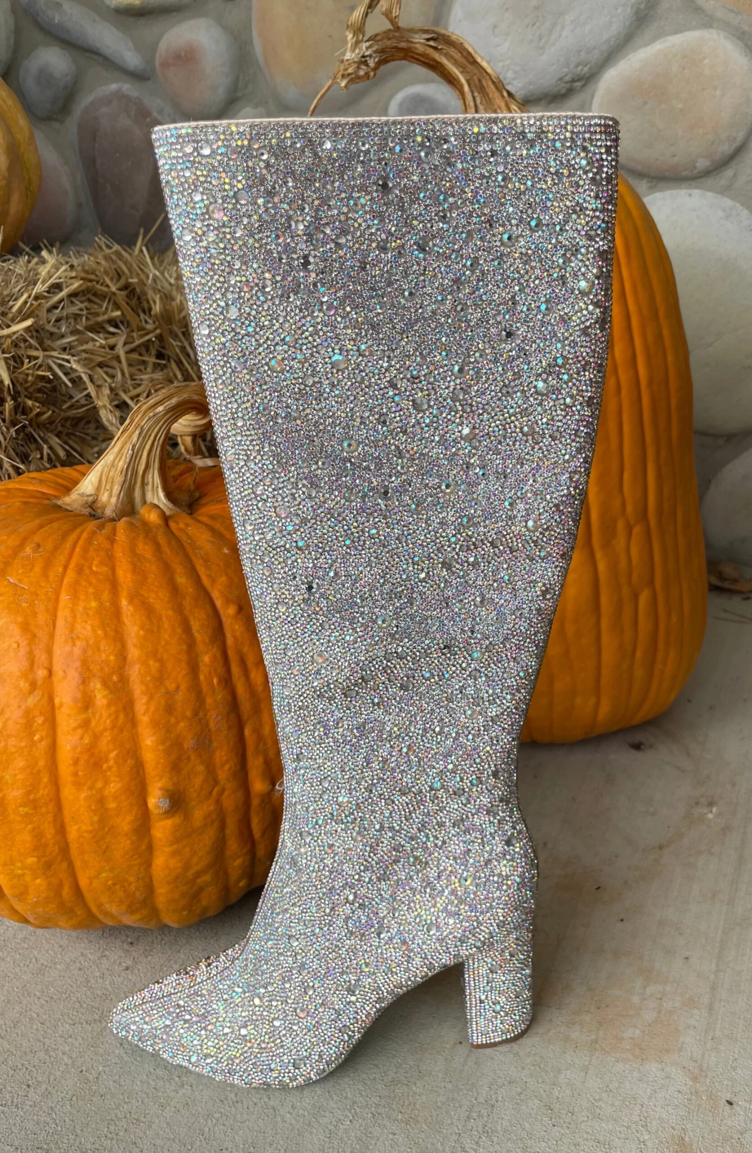 Rhinestone Candy Boots By Betsey Johnson - Image 2