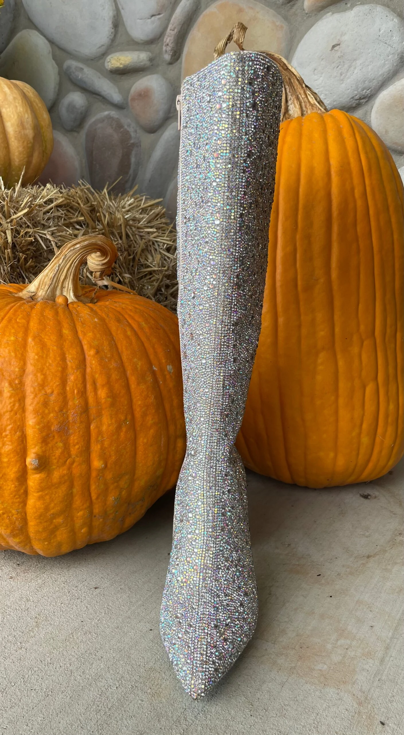 Rhinestone Candy Boots By Betsey Johnson - Image 3