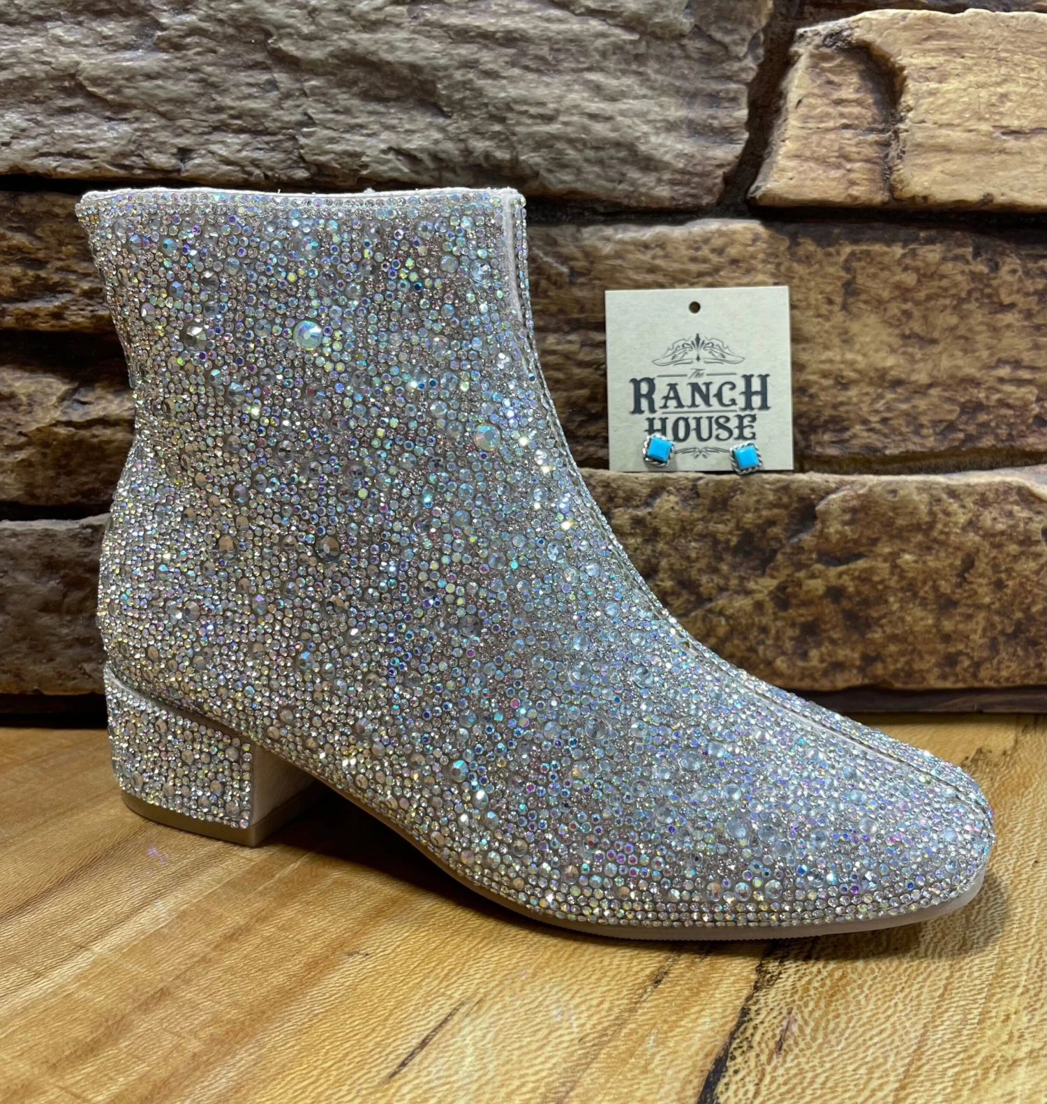 Rhinestone Cady Bitty Bling Boot - Children's Shoe By Betsey Johnson - Image 2