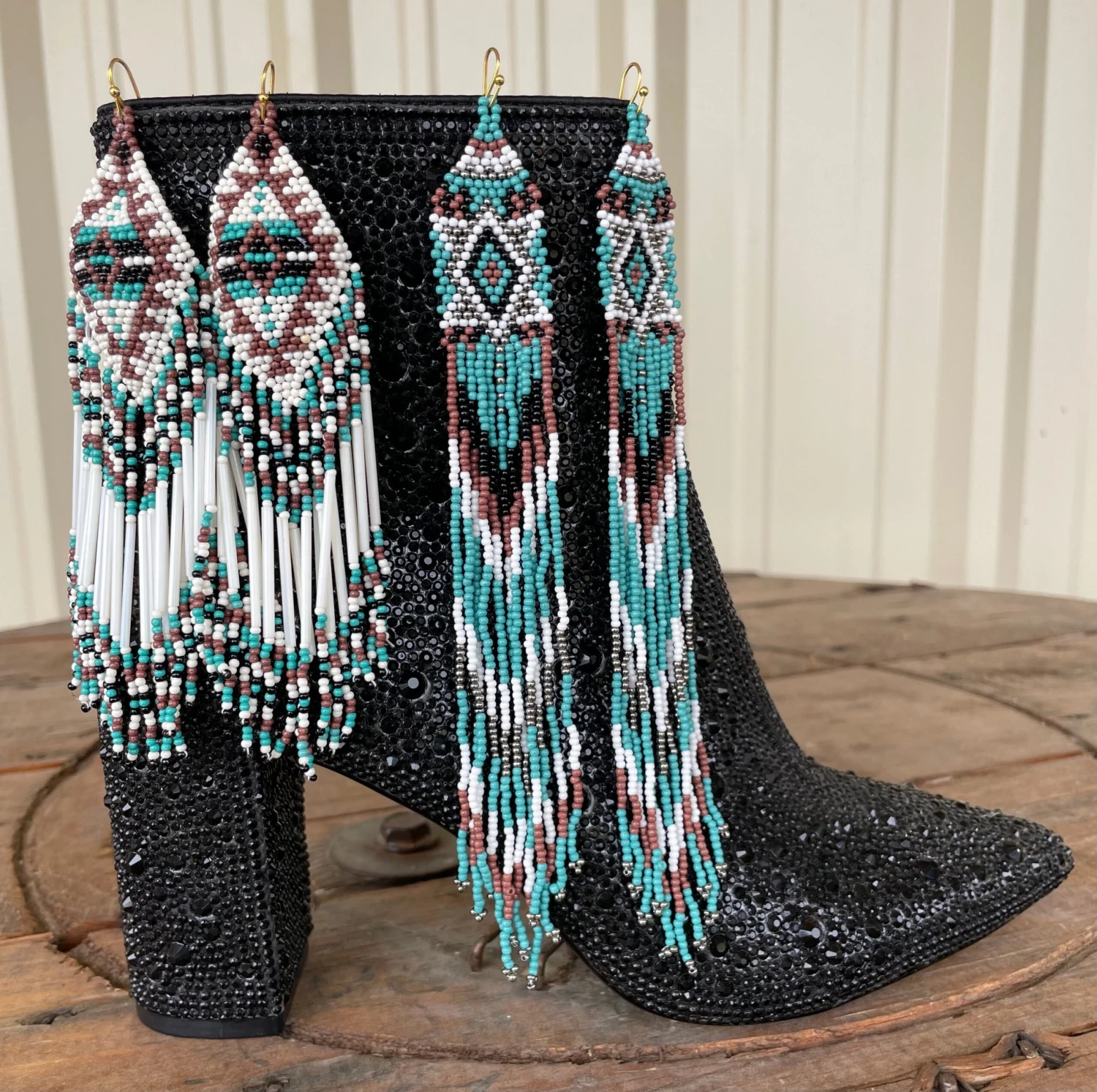 Navajo Tassel Earrings - Image 3