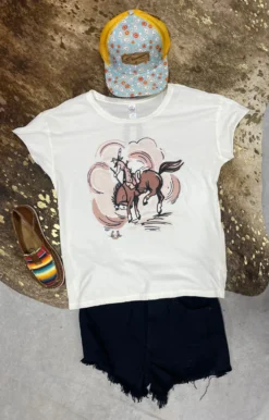 Kickin' Dust Up Tee By Tasha Polizzi