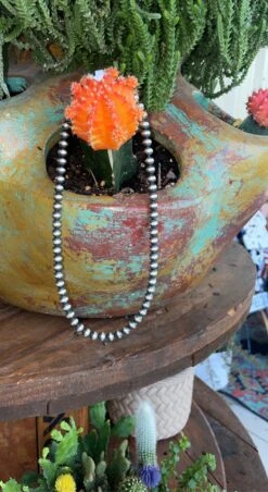 Silver Pearl Necklace