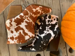 Bonnie Cow Booties